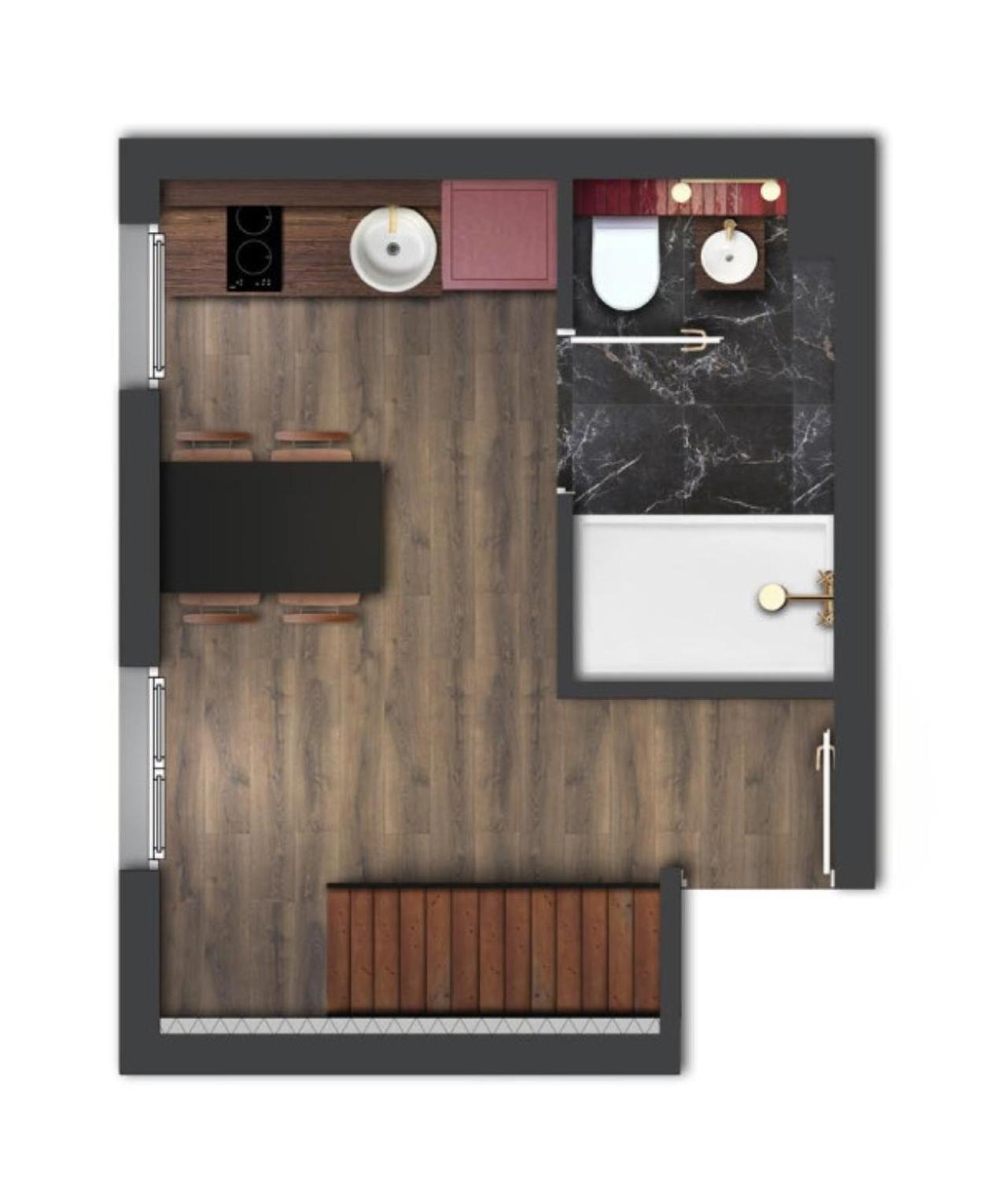 Reves Paisibles Rubis - Choisy Apartment Bagian luar foto